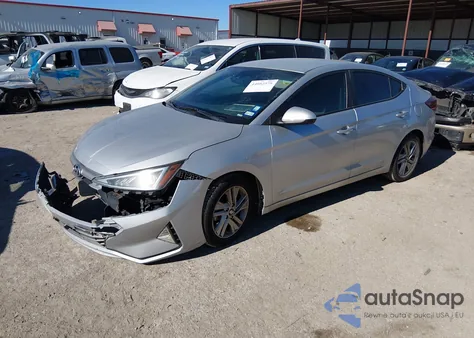2019 Hyundai Elantra Sel from USA, damaged, VIN 5NPD84LF3KH418950